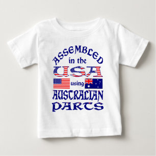 Camiseta Para Bebê Peças australianas