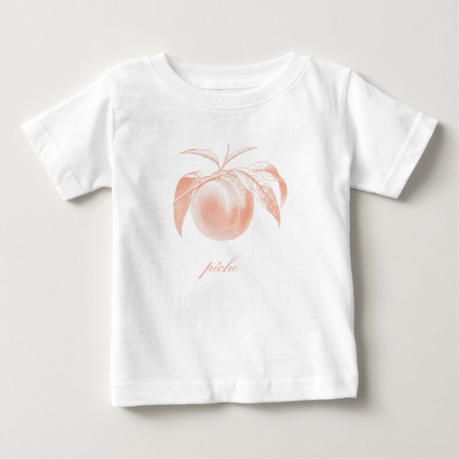 Camiseta Para Bebê Pêche (Pêche) (Frente)