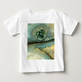 Camiseta Para Bebê pedra dentro a semirprecioso