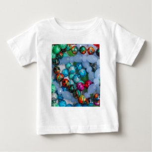 Camiseta Para Bebê pedras coloridas