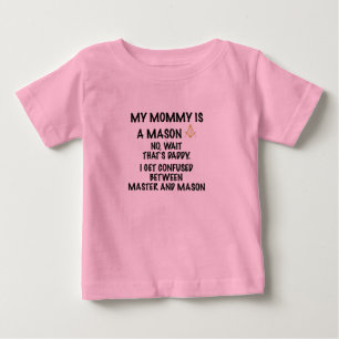 Camiseta Para Bebê Pedreiro das mamães