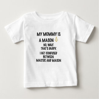 Camiseta Para Bebê Pedreiro das mamães