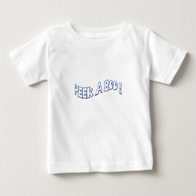 Camiseta Para Bebê Peekaboo (Frente)