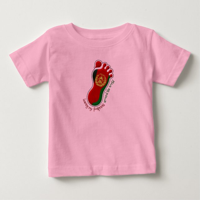 Camiseta Para Bebê Pegadas AFG Baby Tee (Frente)
