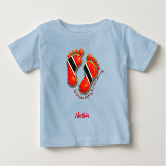 Camiseta Para Bebê Pegadas S2 Bebê Tee - Trini