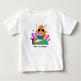 Camiseta Para Bebê Peixe de Desenho Animado Adorável – Criatura Marin