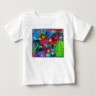 Camiseta Para Bebê Peixe Dourado Subaquático