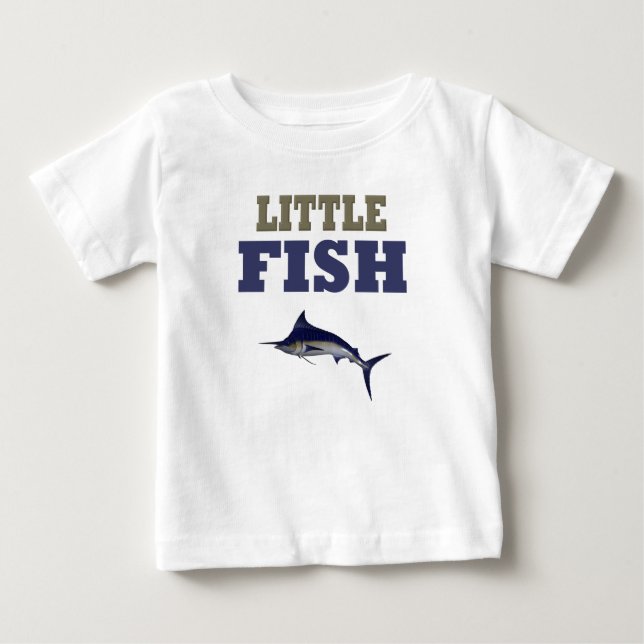CAMISETA PARA BEBÊ PEIXE PEQUENO (Frente)