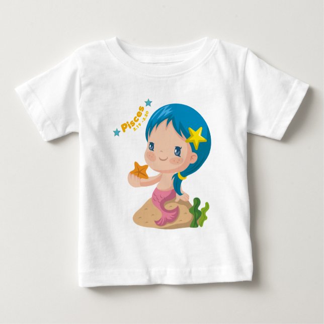 Camiseta Para Bebê Peixes Criança T-Shirt (Frente)