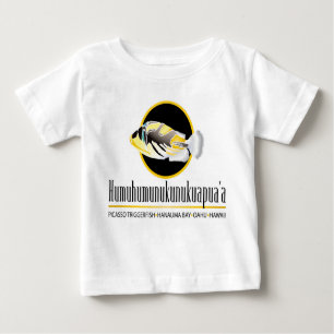 Camiseta Para Bebê Peixes do estado de Havaí - Humuhumunukunukuapua'a