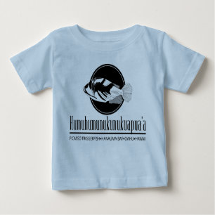 Camiseta Para Bebê Peixes do Estado do Havaí - Humuhumunukunukuapua