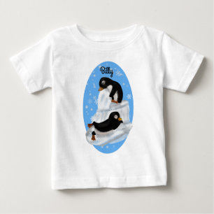 Camiseta Para Bebê Penguins Napping Toddler T-Shirt