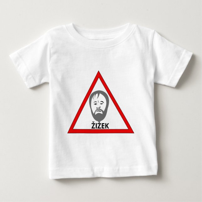 Camiseta Para Bebê pensamentos perigosos (Frente)