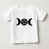 Pentáculo da Deusa Lua Tripla Pentagrama Wiccan