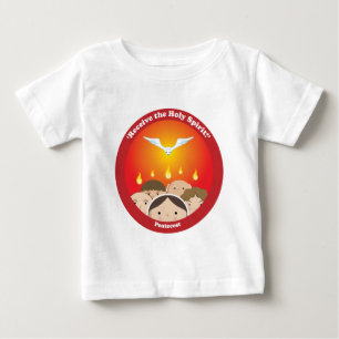 Camiseta Para Bebê Pentecostes do Espírito Santo