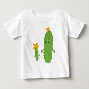 Camiseta Para Bebê Pepino Cinto, Bebê Pepino T-Shirt