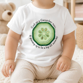 Camiseta Para Bebê Pepino Legal Grande Endro