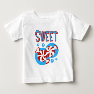 Camiseta Para Bebê Peppermint Candy