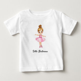 Camiseta Para Bebê Pequena Bailarina
