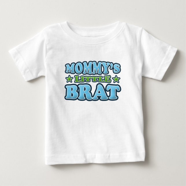 Camiseta Para Bebê Pequena Bandidagem da Mamãe (Frente)