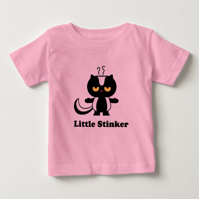 Camiseta Para Bebê Pequena camiseta de bebê Stinker (Frente)