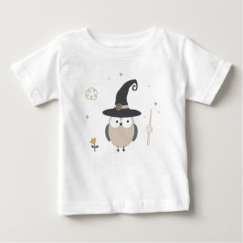 Camiseta Para Bebê Pequena Coruja