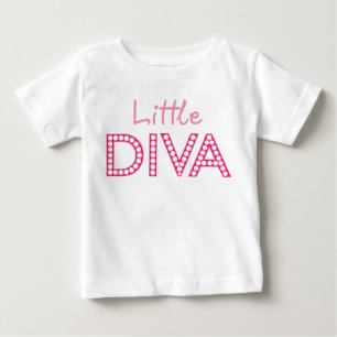 Camiseta Para Bebê Pequena Diva