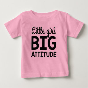 Camiseta Para Bebê Pequena Grande Atitude