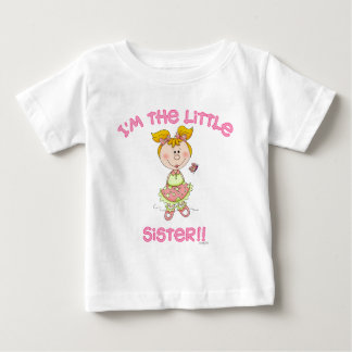 Camiseta Para Bebê Pequena Irmã T-Shirt (Loira)
