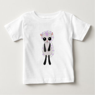 Camiseta Para Bebê Pequena Lambe
