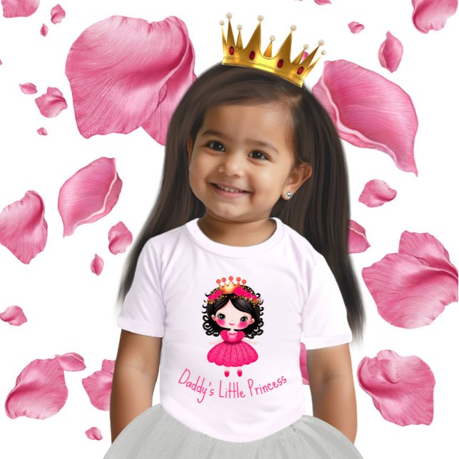 Camiseta Para Bebê Pequena princesa (Criador carregado)