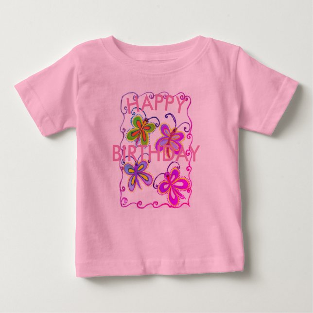 Camiseta Para Bebê Pequena Princesa Bela Desenho Fantástico Feminino (Frente)