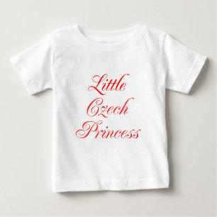Camiseta Para Bebê Pequena Princesa Checa