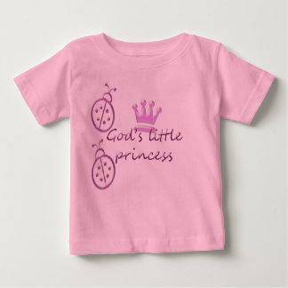 Camiseta Para Bebê Pequena princesa de Deus