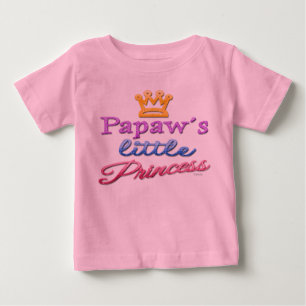 Camiseta Para Bebê Pequena Princesa Princesa Bebê Toddler T-Shirt