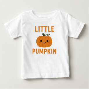 Camiseta Para Bebê Pequena queda de abóbora