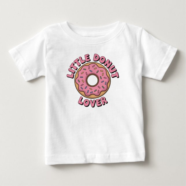 Camiseta Para Bebê Pequena Rosquinha (Frente)