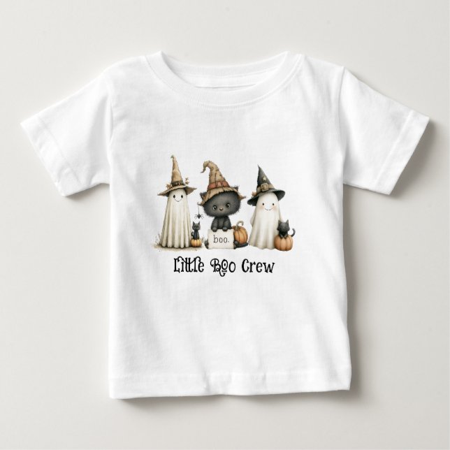 Camiseta Para Bebê Pequenas Crianças de Bicicletas Diversão de Hallow (Frente)