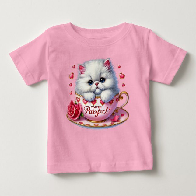 Camiseta Para Bebê Pequenas Namorados (Frente)