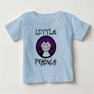 Camiseta Para Bebê Pequenas T-shirts e presentes Drácula