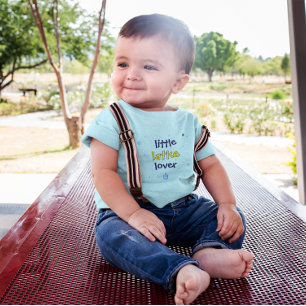 Camiseta Para Bebê Pequeno Amante de Latke Hanukkah