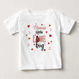 Camiseta Para Bebê Pequeno Amor da Mamãe