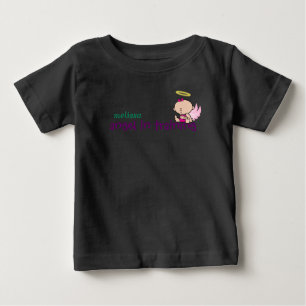 Camiseta Para Bebê Pequeno anjo da irmã T-Shirt