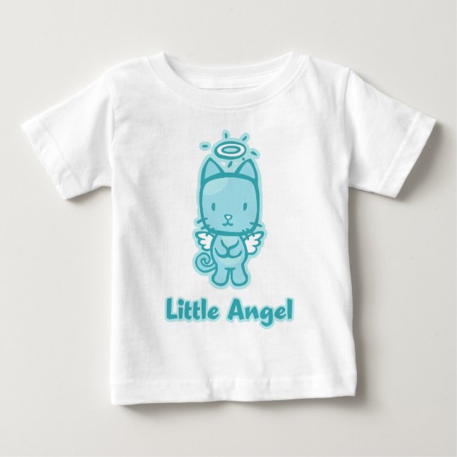 Camiseta Para Bebê "Pequeno Anjo" Toddler L/S Tee (Frente)