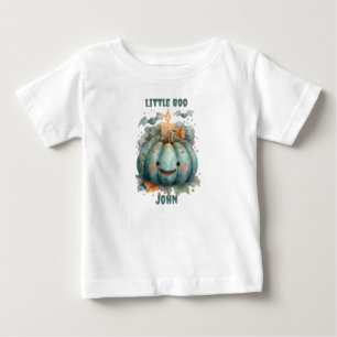 Camiseta Para Bebê Pequeno Boo Pumpkin para Meninos