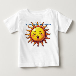 Camiseta Para Bebê Pequeno brilho do sol 