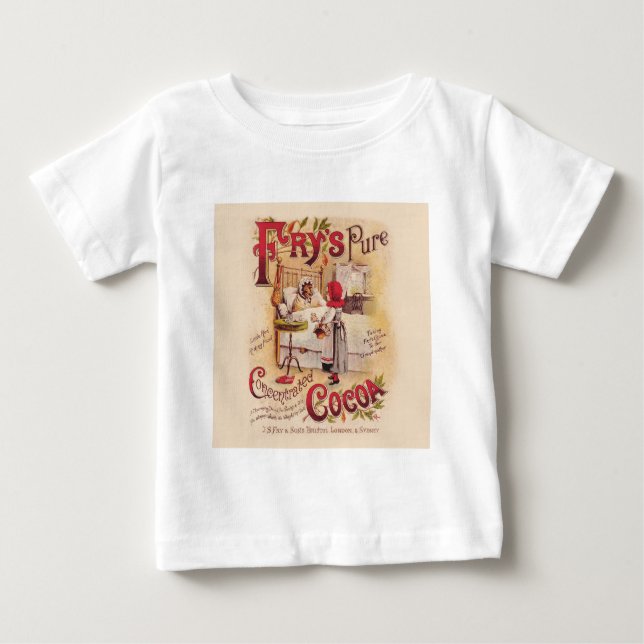 Camiseta Para Bebê Pequeno Cacau De Cabelo Vermelho (Frente)