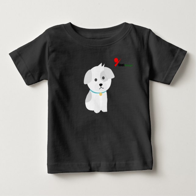 Camiseta Para Bebê Pequeno Camiseta De Bebê (Frente)