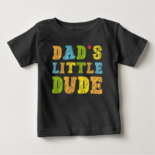 Camiseta Para Bebê Pequeno Cara do Papai
