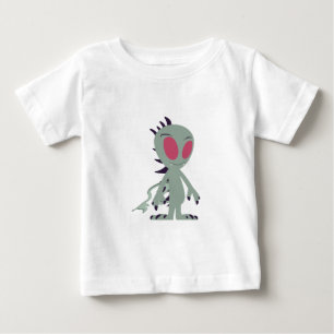 Camiseta Para Bebê Pequeno Chupacabra